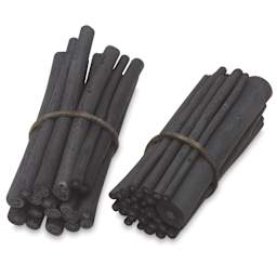 Coates Premium Artist's Willow Charcoal - Assorted, Box of 30, contents