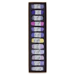 Purple Haze, Set of 12 Pastels in Tray