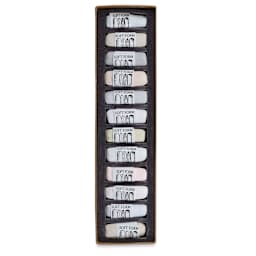 Light Vibrations, Set of 12 Pastels in Tray