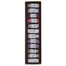 Misty Mauve, Set of 12 Pastels in Tray