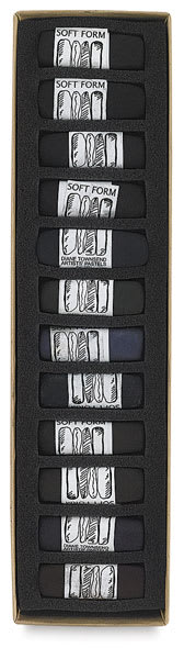 Midnight, Set of 12 Pastels in Tray