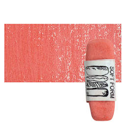Townsend Artists' Soft Form Pastel - Toluidine Red (Light) pastel and swatch