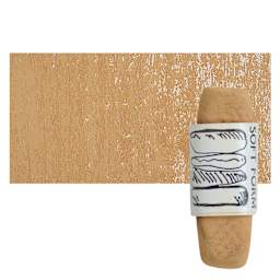 Townsend Artists' Soft Form Pastel - Pale Ochre (Light) pastel and swatch