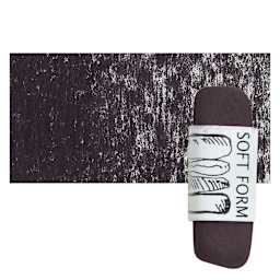 Townsend Artists' Soft Form Pastel - Dark Purple (Dark) pastel and swatch
