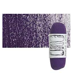 Townsend Artists' Soft Form Pastel - Quinacridone Violet (Dark) pastel and swatch