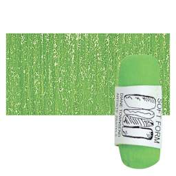 Townsend Artists' Soft Form Pastel - Permanent Green Deep 028 and swatch