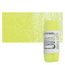 Townsend Artists' Soft Form Pastel - Cadmium Yellow Green Light pastel and swatch
