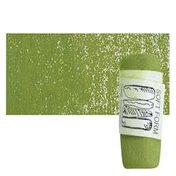 Townsend Artists' Soft Form Pastel - Permanent Green Light (Dark) pastel and swatch