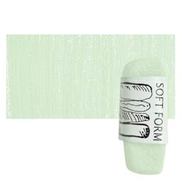 Townsend Artists' Soft Form Pastel - Light Phthalo Green 100 pastel and swatch