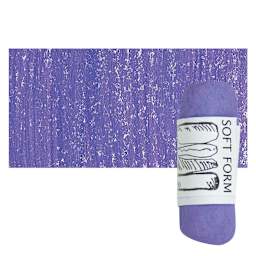 Townsend Artists' Soft Form Pastel - Bright Violet Light pastel and swatch