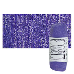 Townsend Artists' Soft Form Pastel - Bright Violet 096 pastel and swatch