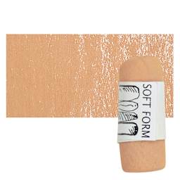 Townsend Artists' Soft Form Pastel - Burnt Sienna Light pastel and swatch