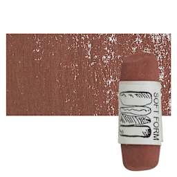 Townsend Artists' Soft Form Pastel - Cadmium Dark pastel and swatch