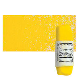 Townsend Artists' Soft Form Pastel - Cadmium Yellow Deep 021 pastel and swatch