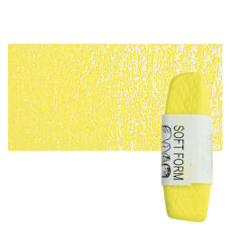 Townsend Artists' Soft Form Pastel - Cadmium Yellow Light (Dark) pastel and swatch
