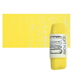 Townsend Artists' Soft Form Pastel - Cadmium Yellow Light pastel and swatch