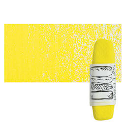 Townsend Artists' Soft Form Pastel - Cadmium Yellow Medium 020 pastel and swatch