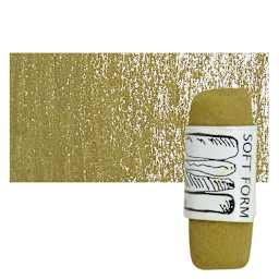 Townsend Artists' Soft Form Pastel - Dark Mustard (Light) pastel and swatch