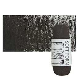 Townsend Artists' Soft Form Pastel - Dark Olive (Dark) pastel and swatch