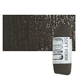 Townsend Artists' Soft Form Pastel - Dark Olive 058 pastel and swatch