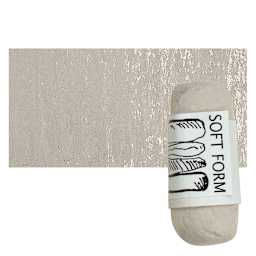 Townsend Artists' Soft Form Pastel - Dark Orange Gray (Light) pastel and swatch