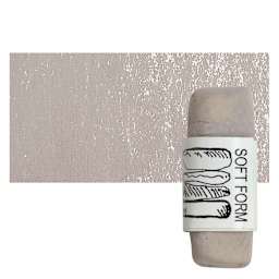 Townsend Artists' Soft Form Pastel - Dark Orange Gray pastel and swatch