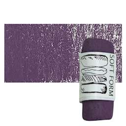 Townsend Artists' Soft Form Pastel - Dark Purple 057 pastel and swatch