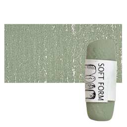 Townsend Artists' Soft Form Pastel - Earth Green (Light) pastel and swatch