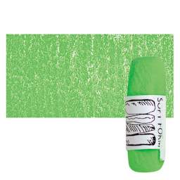 Townsend Artists' Soft Form Pastel - Fluorescent Green pastel and swatch