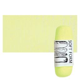 Townsend Artists' Soft Form Pastel - Fluorescent Lemon pastel and swatch