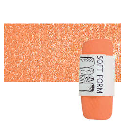 Townsend Artists' Soft Form Pastel - Fluorescent Yellow pastel and swatch