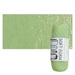 Townsend Artists' Soft Form Pastel - Green Oxide Light pastel and swatch