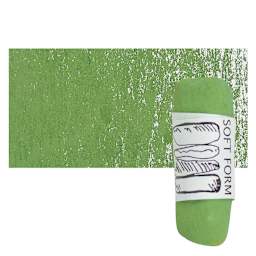 Townsend Artists' Soft Form Pastel - Green Oxide 009 pastel and swatch