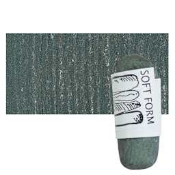 Townsend Artists' Soft Form Pastel - Iridescent Green (Dark) pastel and swatch