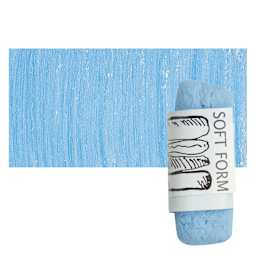 Townsend Artists' Soft Form Pastel - Light Phthalo Blue (Dark) pastel and swatch