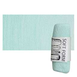 Townsend Artists' Soft Form Pastel - Light Phthalo Green (Light) pastel and swatch