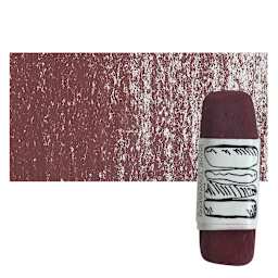 Townsend Artists' Soft Form Pastel - Magenta Red Dark (Dark) pastel and swatch