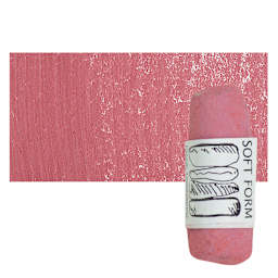 Townsend Artists' Soft Form Pastel - Magenta Red Dark (Light) pastel and swatch