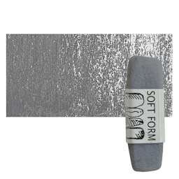 Townsend Artists' Soft Form Pastel - Medium Gray 068 pastel and swatch
