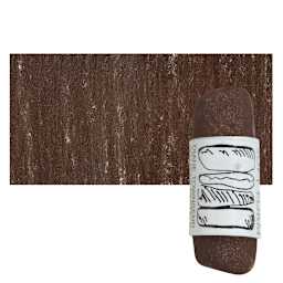 Townsend Artists' Soft Form Pastel - Metallic Copper Dark pastel and swatch