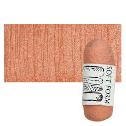 Townsend Artists' Soft Form Pastel - Metallic Copper Light pastel and swatch