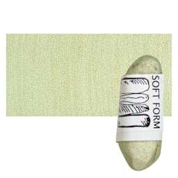 Townsend Artists' Soft Form Pastel - Metallic Green Gold Light pastel and swatch