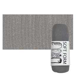 Townsend Artists' Soft Form Pastel - Metallic Steel pastel and swatch