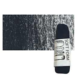 Townsend Artists' Soft Form Pastel - Midnight Blue Green pastel and swatch