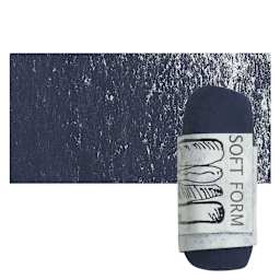 Townsend Artists' Soft Form Pastel - Midnight Blue (Light) pastel and swatch