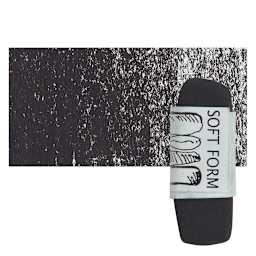 Townsend Artists' Soft Form Pastel - Midnight Red (Dark) pastel and swatch