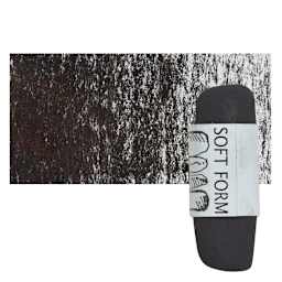 Townsend Artists' Soft Form Pastel - Midnight Red pastel and swatch