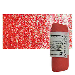 Townsend Artists' Soft Form Pastel - Naphthol Red Light 036 pastel and swatch