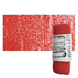 Townsend Artists' Soft Form Pastel - Naphthol Red Medium (Dark) pastel and swatch