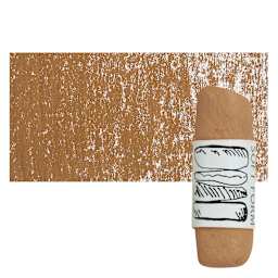 Townsend Artists' Soft Form Pastel - Naphthol Red Sienna (Dark) pastel and swatch